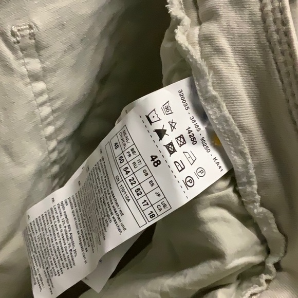 Linen skinny pants, khaki tan color - Picture 4 of 5